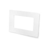 Double Light Switch Surround Acrylic Finger Plate Panel Socket (White Gloss)