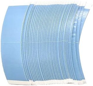 40PCS Wig Tape Double Sided Extra Strong, Wig Tape, Wig Glue, Hair Glue, Hair Extension Tapes, Toupee Tape, Water-Proof Strong Adhesive Double Sided Lace, for Fixing Wigs (Blue)