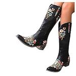 Hbeylia Cowboy Boots For Women Vint