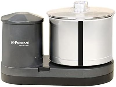 Ponmani Eco-Prime Table Top Wet Grinder - 2Ltr (100% Copper Motor, 5yrs Warranty, Grey)