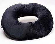 Orthopaedic Donut Ring Cushion for Coccyx Pain & Haemorrhoid Pain Relief | For Long Sitting Comfort and Support | Suitable for Wheelchairs & Cars | Use in Office or Kitchen Chair