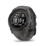 Garmin Instinct E [Renewed], 40 mm Rugged GPS Smartwatch with essential smart features, Built in Sports Apps, Supertough Design Features, Black Bezel with Charcoal Band (Renewed)