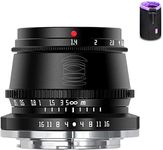 TTArtisan 35mm F1.4 Manual Focus APS-C Format Fixed Lens for Fuji Fujifilm X-Mount Cameras X-A1 X-A10 X-A2 X-A3 X-A5 X-H1 X-T1 X-T10 X-T2 X-T20 X-T100 X-PRO1 X-PRO2 X-PRO3 X-E1 X-E2 X-E2S ect.