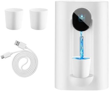 Automatic Mouthwash Dispenser 18.26oz(540ML) Touchless Electric Mouth Wash Dispensers Bathroom Accessories with 2 Magnetic Cup 3 Modes Wall Mounted Mouth Wash Dispenser for Home Kid (White)