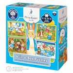 Peter Rabbit™ 4-in-a-box Puzzles by Orchard Toys, 12, 16, 18 and 24 Pieces Official Beatrix Potter Jigsaw Puzzles, for Children Age 3+, Birthday Gift