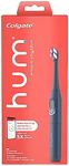 COLGATE hum Smart Rhythm Sonic Toothbrush Kit, Battery-Powered, Slate Grey, 1 Count (Pack of 1)