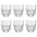 Libbey TarQ Drinking Glass 266 ml / 26 cl Set of 6 Stackable Dishwasher Safe