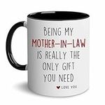 CAYVUSUA Mom Mug - Mother In Law Gi