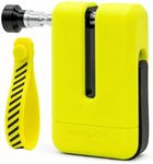 Hiplok MD1000 Anti-Angle Grinder Motorcycle Disc Lock in Neon Yellow | High Security Disc Brake Lock with 3 Replaceable Keys | Resists Angle Grinder Attacks | Sold Secure Diamond & Art 4 Star Rated