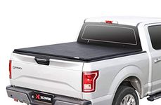 Xcover Soft Locking Roll Up Truck Bed Tonneau Cover, Compatible with 2015-2021 F150 Pickup 5.6 Ft Styleside Bed