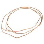 DEWIN 2M Soft Copper Tube, 3mm OD Copper Tub 2mm ID Copper Copper Tube OD 3mm x ID 2mm for Refrigeration Plumbing for Generators Cable Switchgear and Other Electrical Equipment