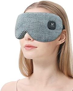 Aroma Season Heated Eye Mask, Washable & Portable Professional Electric Warm Eye Compress with Cordless Design, for Relief Dry Eyes, Stye, Blepharitis, Eye Fatigue or MGD (Gray)
