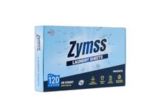 ZYMSS Laundry Detergent Sheet – 60 Sheets 120 Loads | Revolutionary Laundry Sheet For Top Load & Front Load Washing Machine | ENZYME Based formula | NABL Accredited (Single Pack, Unscented)
