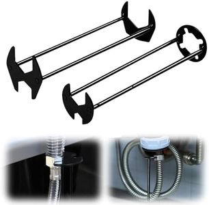 linseyCove 2 PACK Multifunctional Sink Wrench, 2026 New Sink Wrench Faucet Tool Plumbing Tool, Under BasinSink FaucetWrench Tight Spaces for Kitchen and Bathroom (A+B)