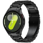 Netolo One-Click No Gap Strap Compatible with Samsung Galaxy Watch 6 5 4 Strap 40mm 44mm/ Galaxy Watch 7 Strap, Stainless Steel Metal Replacement Band for Galaxy Watch 5/5 Pro 45mm/ Watch 4 6 Classic