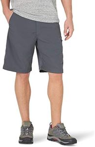 Wrangler Men's Authentics Performance Side Elastic Utility Short, Carbonite, 40