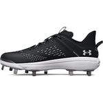 Under Armour Men's Yard Low Mt Baseball Cleat Shoe, Black1, 10