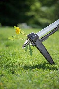 Fiskars Light Weed Puller – 90cm Stainless Steel, Black/White Handle