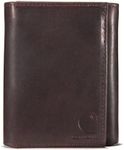 Carhartt Men's Standard Trifold Wallet, Oil Tan - Brown, One Size