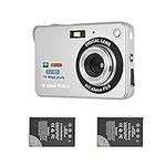 Andoer Digital Camera With 2Pcs Rechargeable Batterie 18M 720P Hd Digital Camera Video Camcorder Digital Camera For Kid Compact Digital Camera 8X Digital Zoom Anti-Shake 2.7Inch Lcd Kid