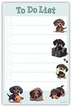 Dachshund Kawaii Sticky Notepad to 