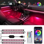 Hovano Car LED Lights, App Control 