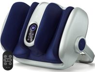 Miko Shiatsu Foot Massager Machine Deep Tissue Massage Improves Circulation, Blood flow with Deep Kneading, Heat Therapy - Plantar Fasciitis, Neuropathy, Diabetics Fits Up To Size 15