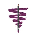 NYX PROFESSIONAL MAKEUP Suede Matte Lip Liner, Vegan Formula - Subversive Socialite (Wine Purple)