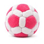 Hacky Sack Soccer Footbag Sacks, Soft Plush Footbags for Adults Kids, Crochet Foot Bag Balls, Beginner Kicking Game for Indoor Outdoor Play & Balance Coordination Training (B)