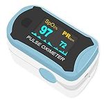 Easy@Home Fingertip Pulse Oximeter SpO2 Blood Oxygen Saturation Meter and Heart Rate Monitor