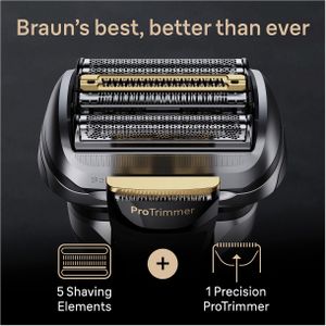 Braun Series 9 Pro+ Beard Shaver – Silver