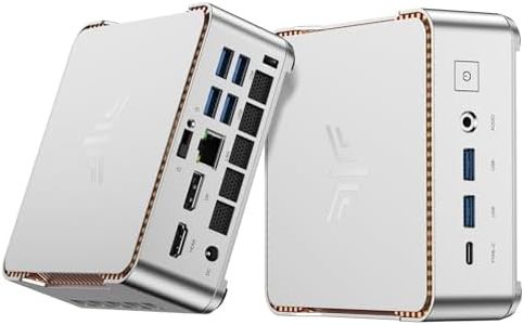 KAMRUI GK3PLUS Mini PC with Windows 11Pro, 16GB DDR4 1TB M.2 SSD Micro Pc, 12th Gen Alder Lake-N95(up to 3.40GHz) Mini Desktop Computers, Support 2xHDMI+VGA 4K Triple Display for School/Home/Office