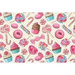 ArtzFolio Yummy Lollipop Candy | Art & Craft Gift Wrapping Paper Sheet | Plain & Smooth Effect | 19 x 13 inch (48 x 33 cms); Set of 10 Sheets