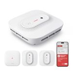 X-Sense Wi-Fi Smoke Alarm for Home, Wireless Interlinked Voice Alarm and Location with SBS50 Base Station, Replaceable Battery, Transmission Range of 500 m, XP02S-MR31