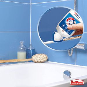 UniBond Re-New Sealant, White, 80ml – Easy Silicone Joint Refresher