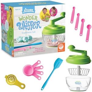 MindWare Kitchen Science Academy Wonder Whipper - Fun and Educational Cooking Set for Kids Ages 6 & Up - Crank Mixer and Kid-Friendly Kitchen Tools - Hands-On Learning Experience