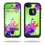 MightySkins Skin Compatible with LifeProof iPhone 5/5s/SE Case fre Case wrap Sticker Skins Pastel Flourishes