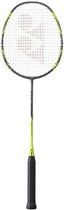 YONEX Arcsaber 7 Play Strung Graphite Badminton Racquet with Full Cover (Grey/Yellow)