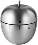 Kitchen Timer Visual Timer Mechanical Timer 60 Minutes Timer Chef Cooking Timer with Loud Alarm, No Batteries Required (Apple Shape)