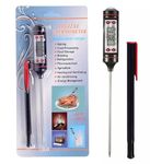 Waterproof Digital Thermometer for BBQ Meat Water Milk Oil Liquid, with Protective Cover Temp:-50~300℃ With 3 Month warranty