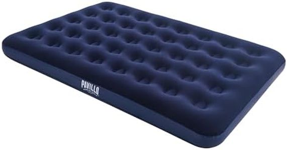 Bestway 67002N Airbed Blu Floccato Matrimoniale, 191 X 137 X 22 Cm, Blu