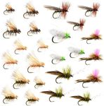 24 Caddis Dry Fly Fishing Assortmen