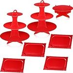 7 Pieces Cake Stand Set 3-Tier Card