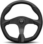 Momo QRK35BK0B Quark Black 350 mm Urethane Steering Wheel