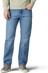 Lee Men's Regular Fit Straight Leg Pant Jeans, Vintage Stone, 34W x 32L US