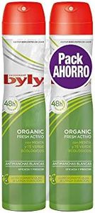 Byly Organic Extra Fresh Desodorante Spray - 2 Unidades