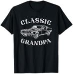 Funny Grandpa Classic Car Graphic T