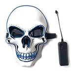 Qerhod Halloween Skull Mask,LED Sku