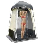 Vidalido Vidalido Outdoor Shower Tent Changing Room Privacy Portable Camping Shelters (Gray)