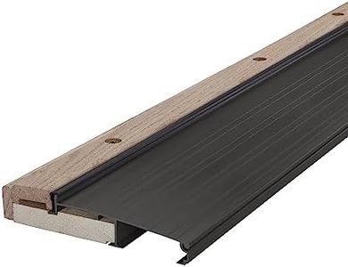 M-D Building Products 78634 5-5/8 in. x 1-1/8 in. x 36 in. Bronze Adjustable Aluminum & Hardwood Threshold